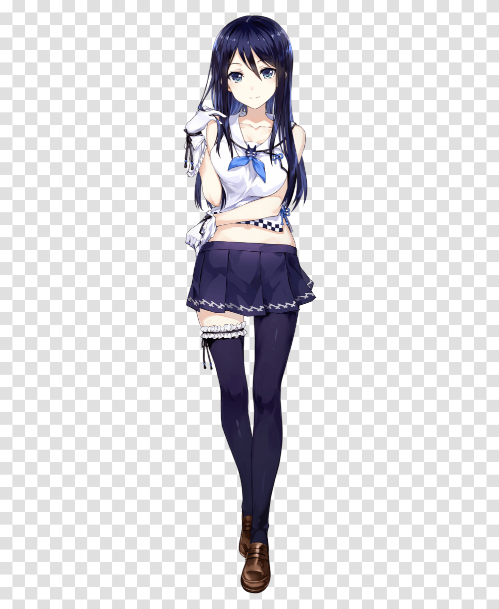 Boy Body Clipart Anime Beautiful Hot Girl, Person, Skirt, Shorts Transparent Png