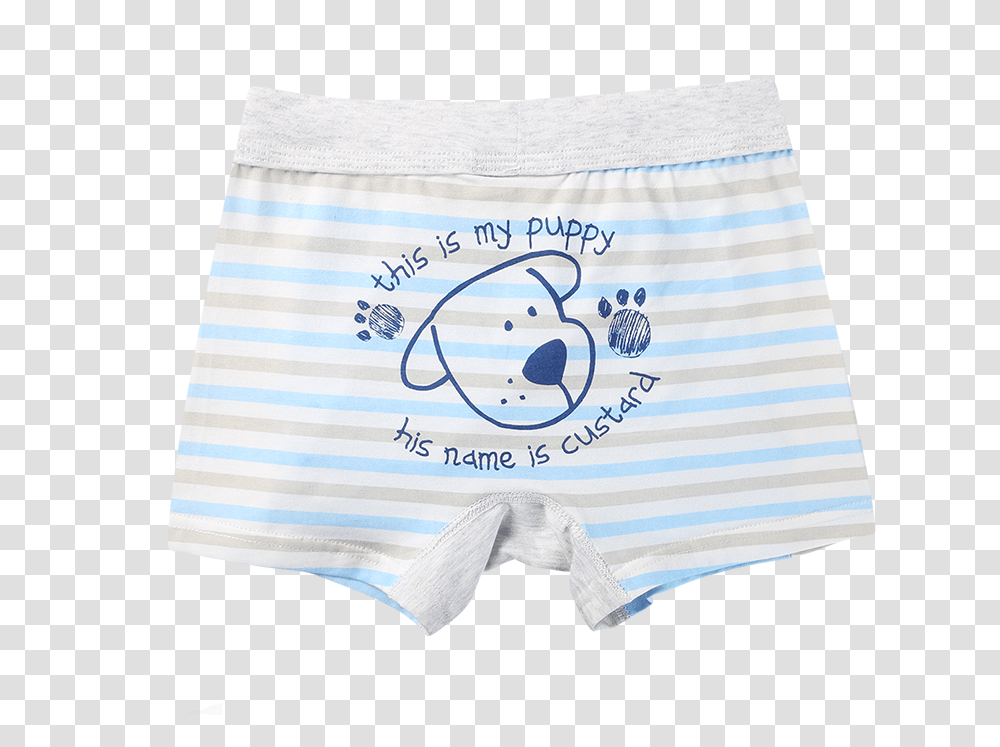 Boy Boxer Briefs Colorful Striped Puppy Underwear Underpants, Apparel, Lingerie, Shorts Transparent Png