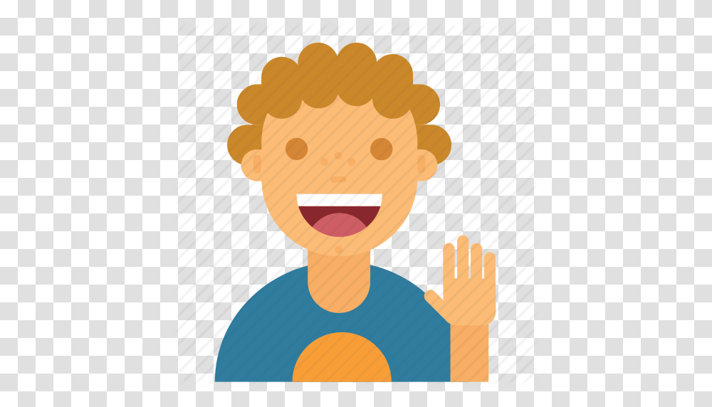 Boy Bye Goodbye Hello Hi Wave Welcome Icon, Toy, Face, Food Transparent Png