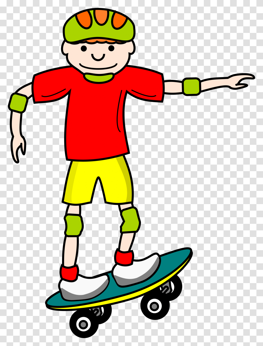 Мальчик катается на скейтборде