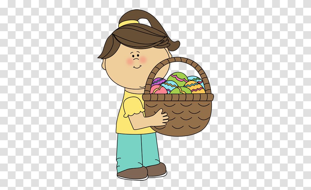 Boy Girl Clip Art, Easter Egg, Food, Basket, Helmet Transparent Png