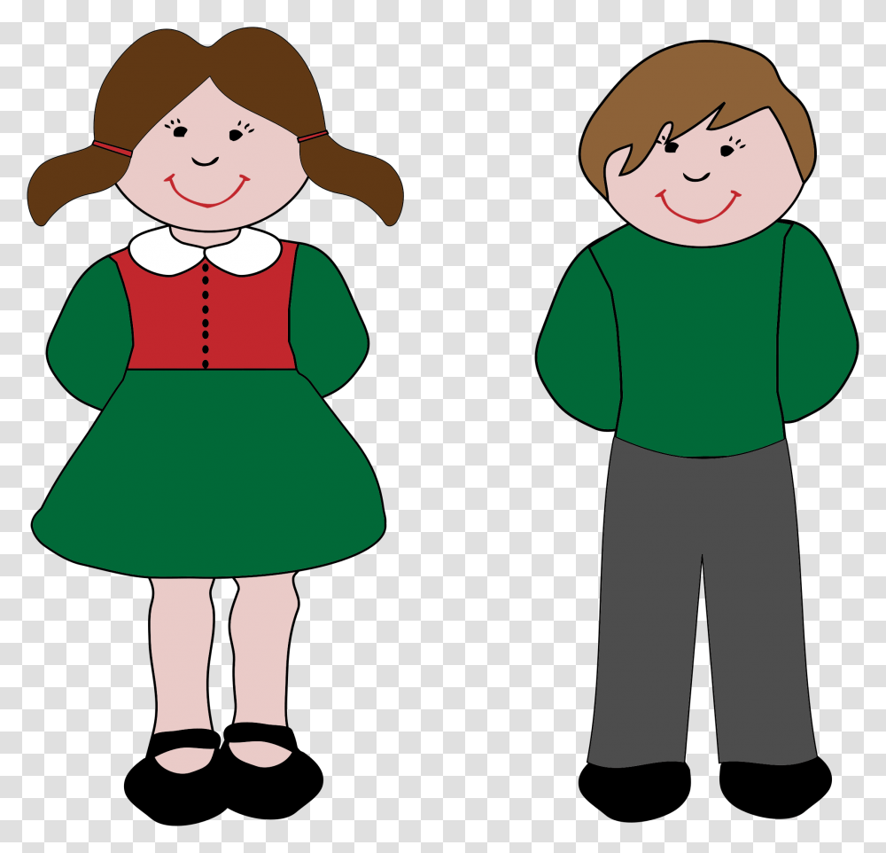 Boy Girl Clipart, Elf, Person, Sleeve Transparent Png