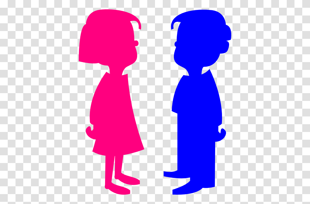 Boy Girl Color Clip Art, Silhouette, Person, Dating Transparent Png
