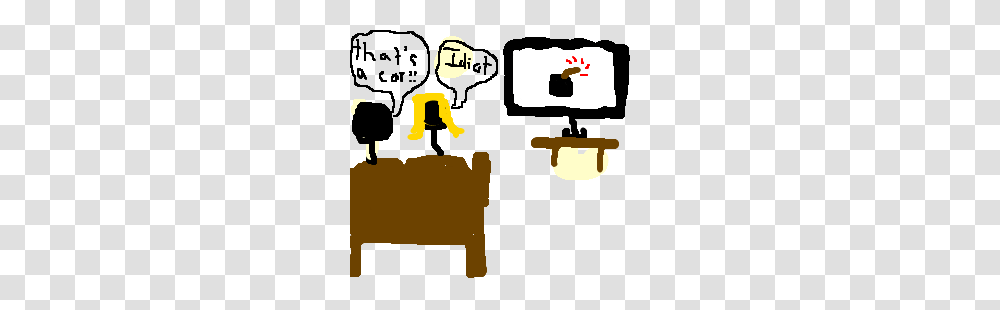Boy Girl Watching Tv Boy Mistaking Bomb Car Drawing, Furniture, Alphabet, Couch Transparent Png