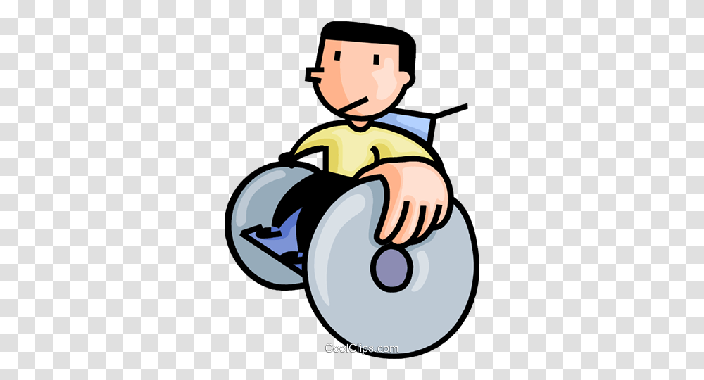 Boy In A Wheelchair Royalty Free Vector Clip Art Illustration, Drum, Percussion, Musical Instrument, Washing Transparent Png