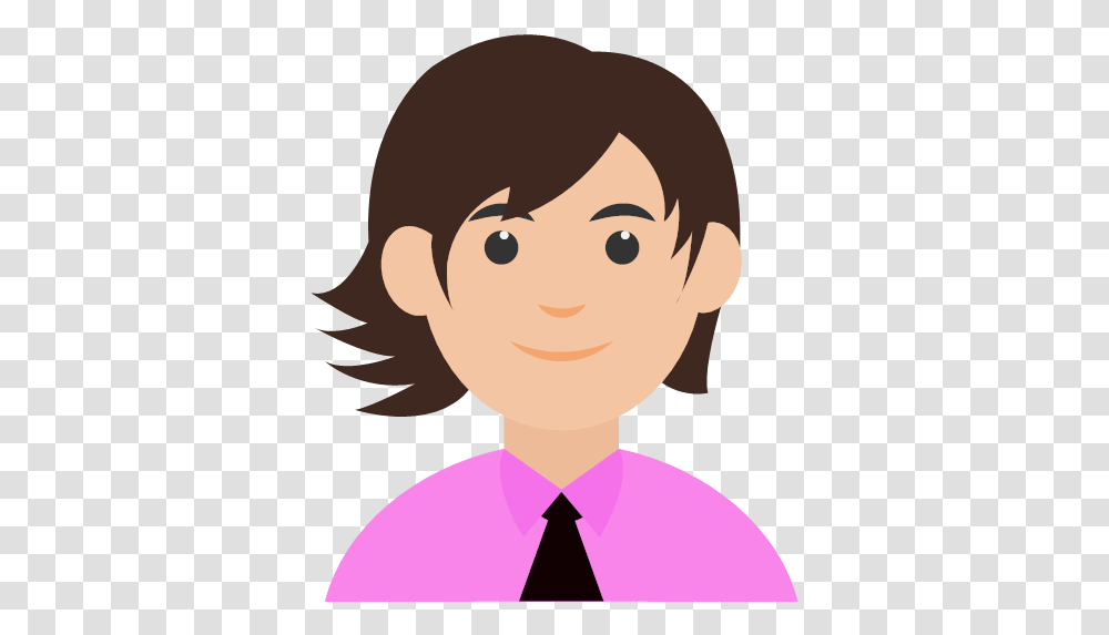 Boy Man Person User Woman Icon For, Face, Tie, Accessories, Accessory Transparent Png