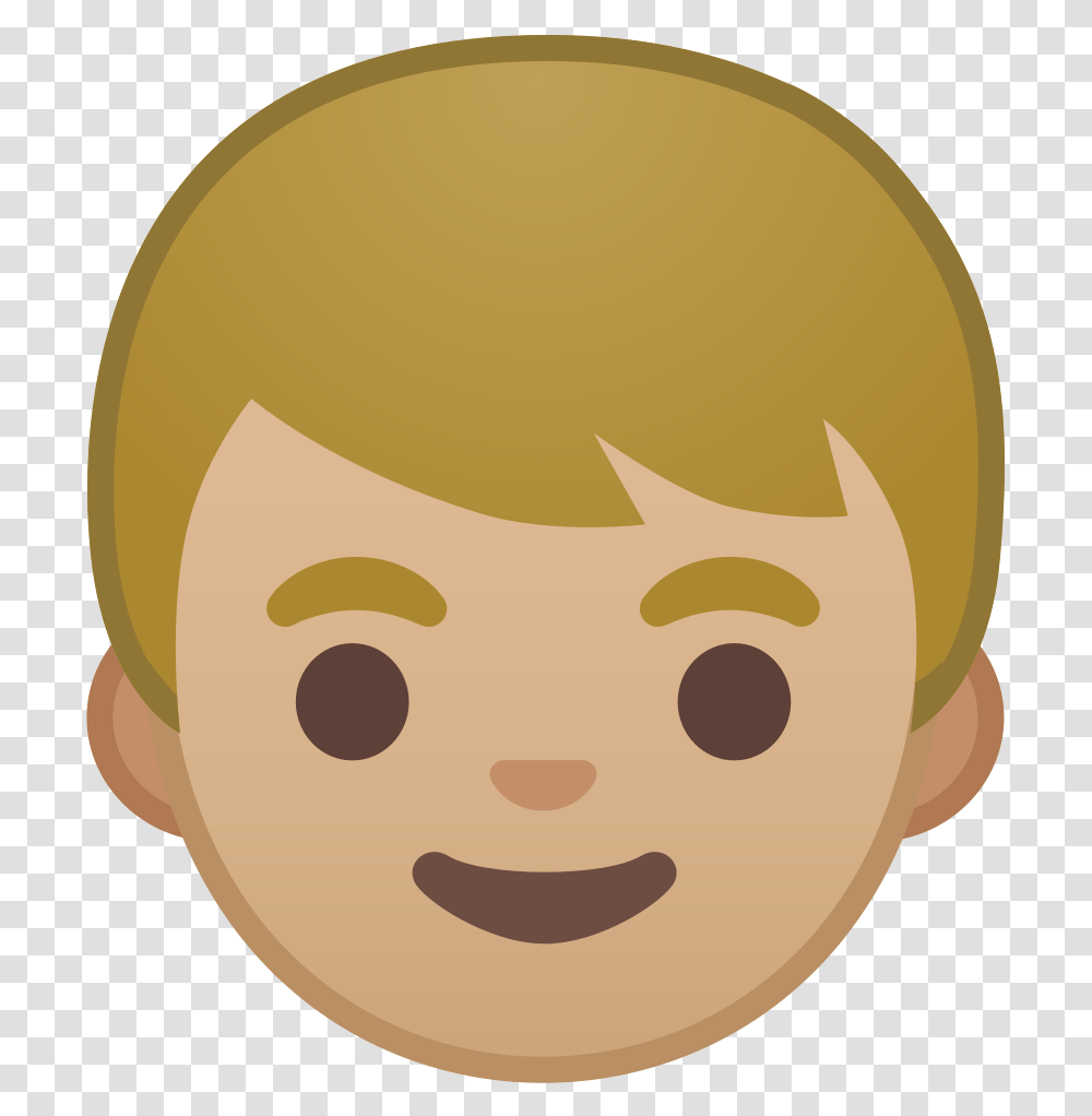 Boy Medium Light Skin Tone Icon Boy Emoji, Head, Face, Smile, Photography Transparent Png
