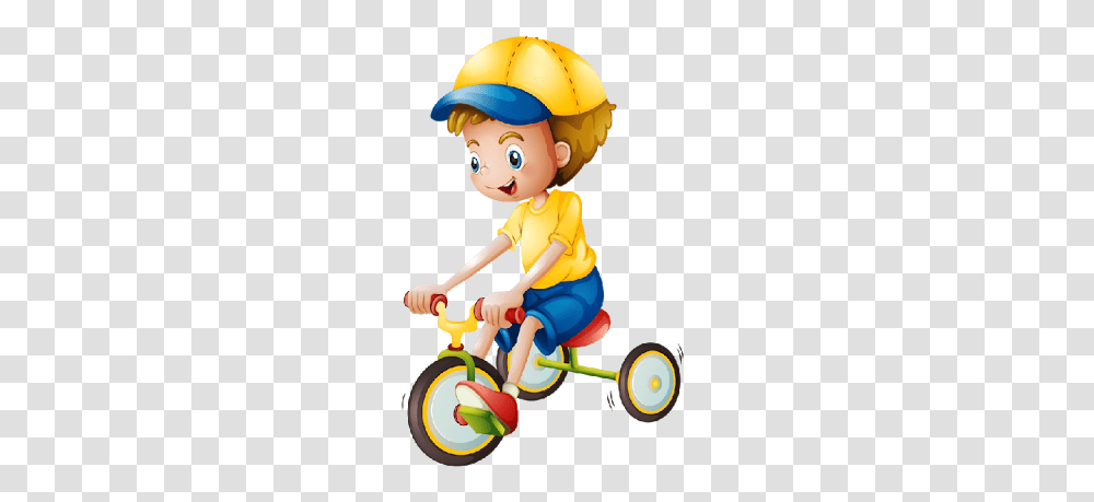 Boy On Bicycle, Toy, Vehicle, Transportation, Tricycle Transparent Png