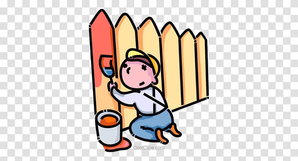 Boy Painting A Fence Royalty Free Vector Clip Art Illustration, Outdoors, Dynamite, Bomb, Weapon Transparent Png