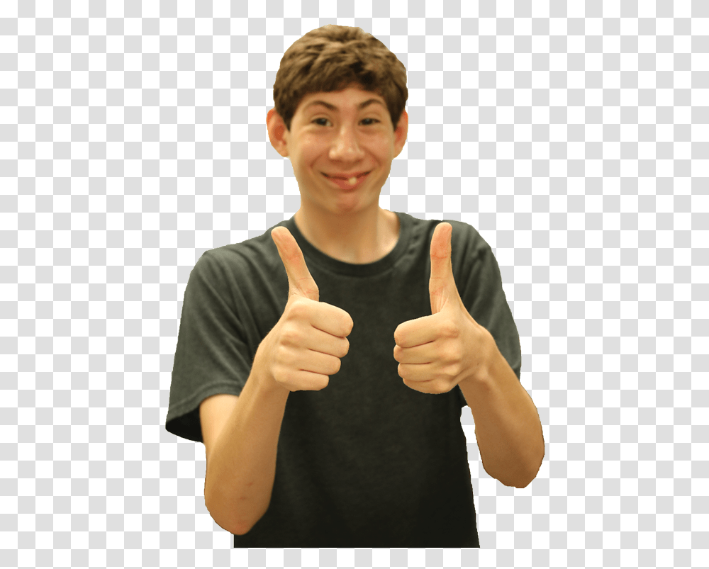 Boy, Person, Human, Thumbs Up, Finger Transparent Png