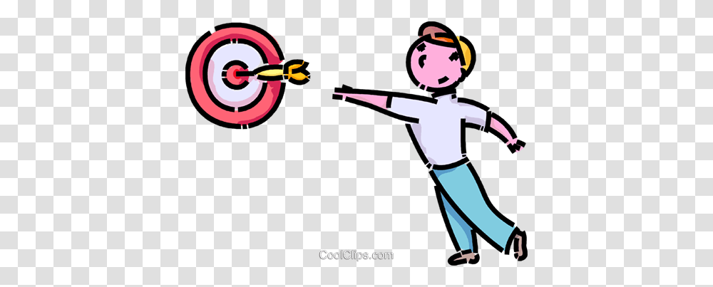 Boy Playing Darts Royalty Free Vector Clip Art Illustration, Ninja, Duel, Sport, Sports Transparent Png
