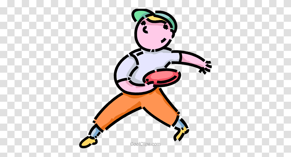 Boy Playing Frisbee Royalty Free Vector Clip Art Illustration, Leisure Activities, Toy, Badminton, Kicking Transparent Png