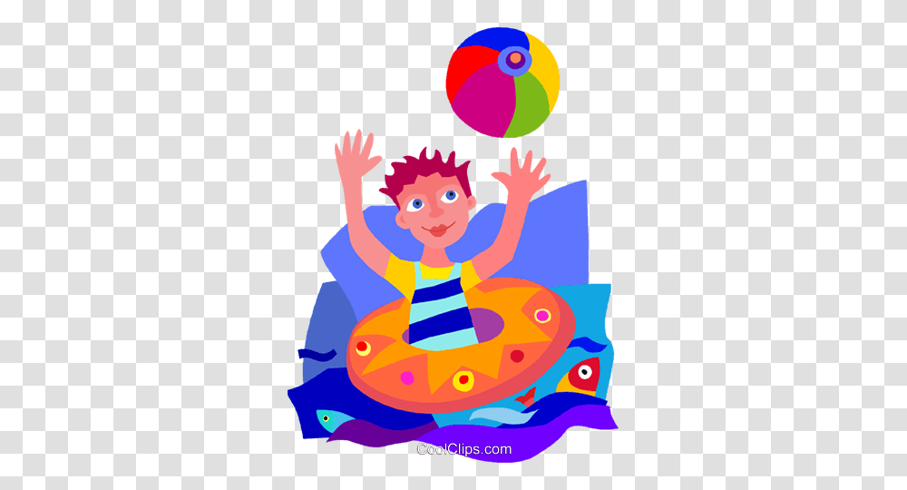 Boy Playing In Lake Royalty Free Vector Clip Art Illustration, Girl, Female, Leisure Activities Transparent Png