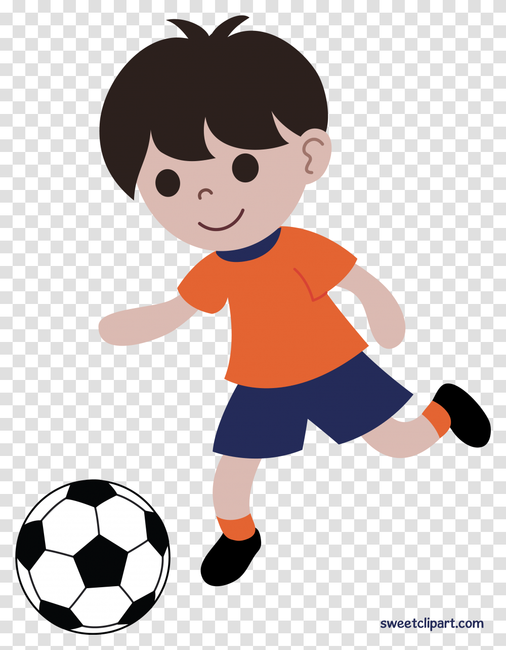 Boy Playing Soccer Clipart, Person, Human, Soccer Ball, Football Transparent Png