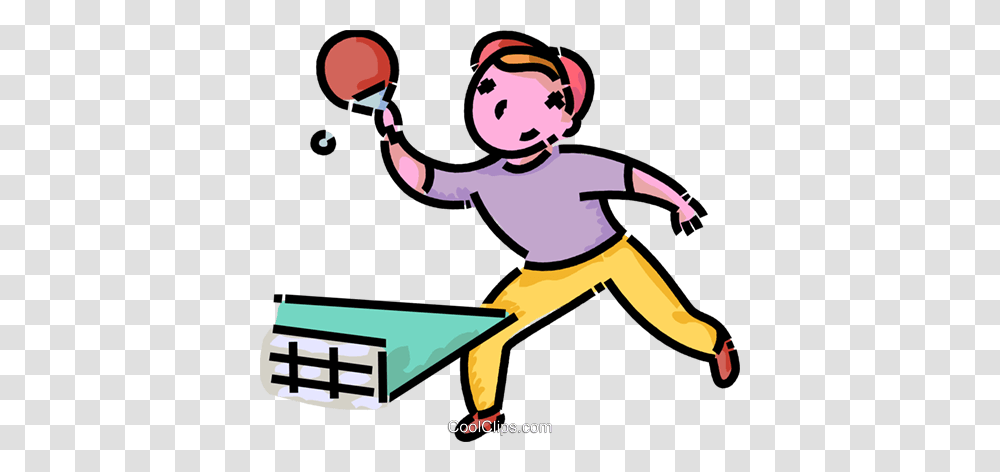 Boy Playing Table Tennis Royalty Free Vector Clip Art Illustration, Juggling, Sport, Sports, Horse Transparent Png