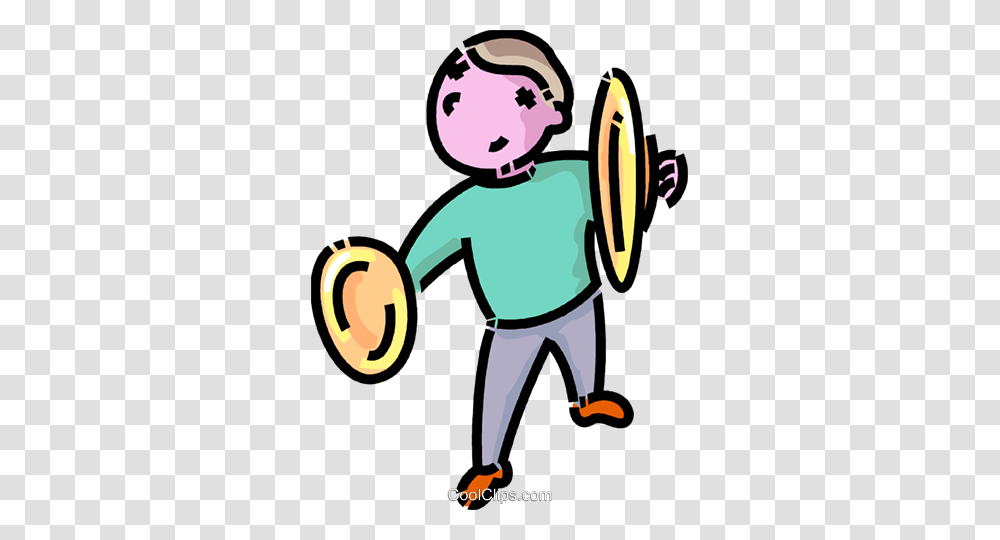 Boy Playing The Cymbals Royalty Free Vector Clip Art Illustration, Armor, Gong, Musical Instrument, Shield Transparent Png