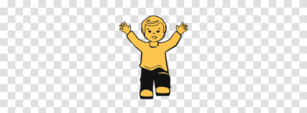 Boy Raising Hand Clipart Image, Person, Kicking, Face, Arm Transparent Png