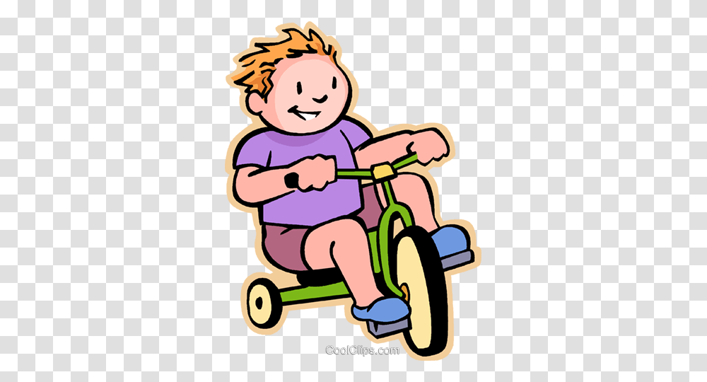 Boy Riding A Tricycle Clipart Clip Art Images, Vehicle, Transportation Transparent Png