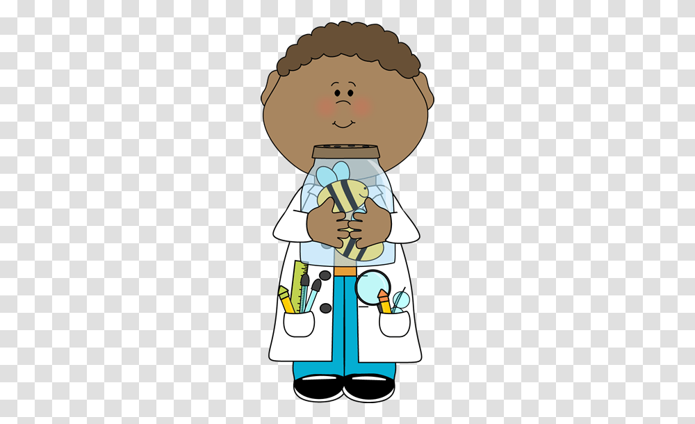 Boy Scientist Holding Jar Of Bees Elementary Science, Photography, Hat, Rattle Transparent Png