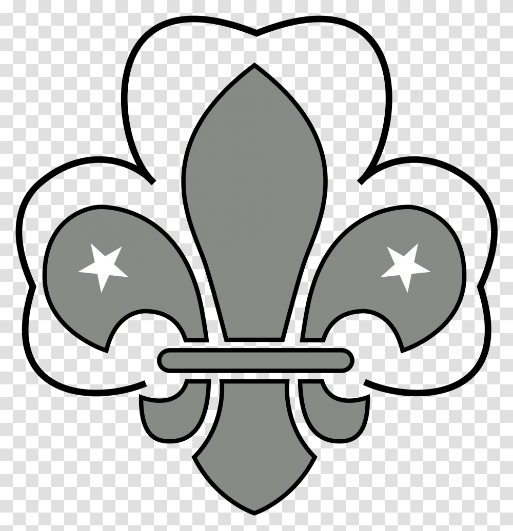 Boy Scout Fleur De Lis, Stencil, Emblem Transparent Png