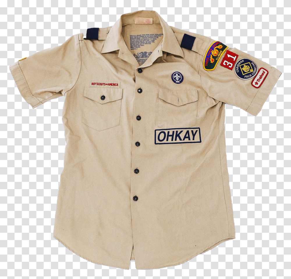Boy Scout Front Pocket, Khaki, Apparel, Person Transparent Png
