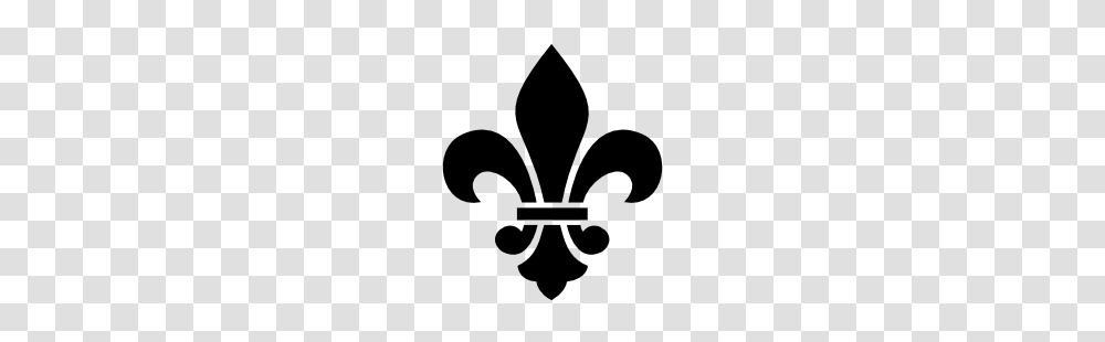 Boy Scouts Clipart Fleur, Stencil, Silhouette Transparent Png