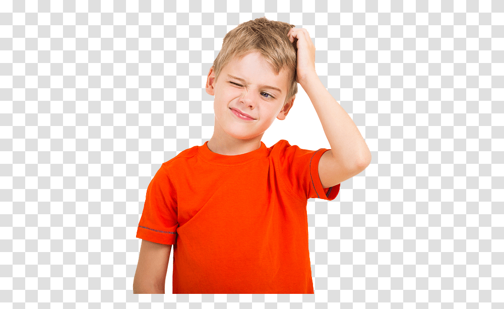 Boy Scratching Head, Person, Human, Apparel Transparent Png
