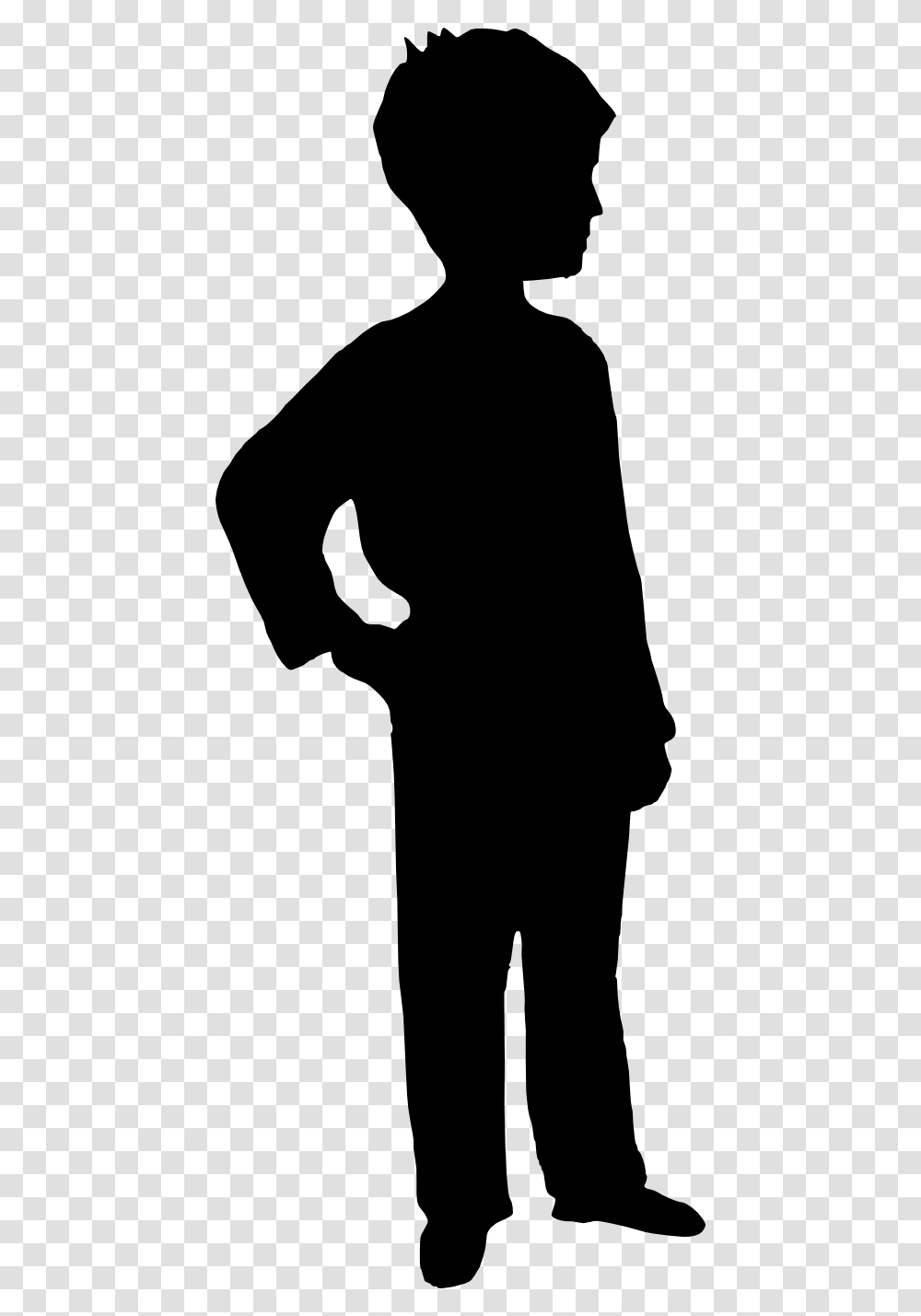 Boy Silhouette Background, Person, Human, Hand, Photography Transparent Png