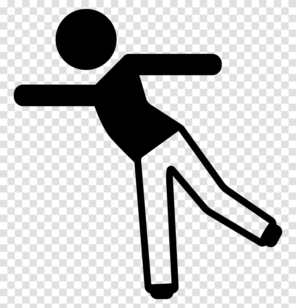 Boy Standing On One Leg, Hammer, Sport, Stencil, Working Out Transparent Png
