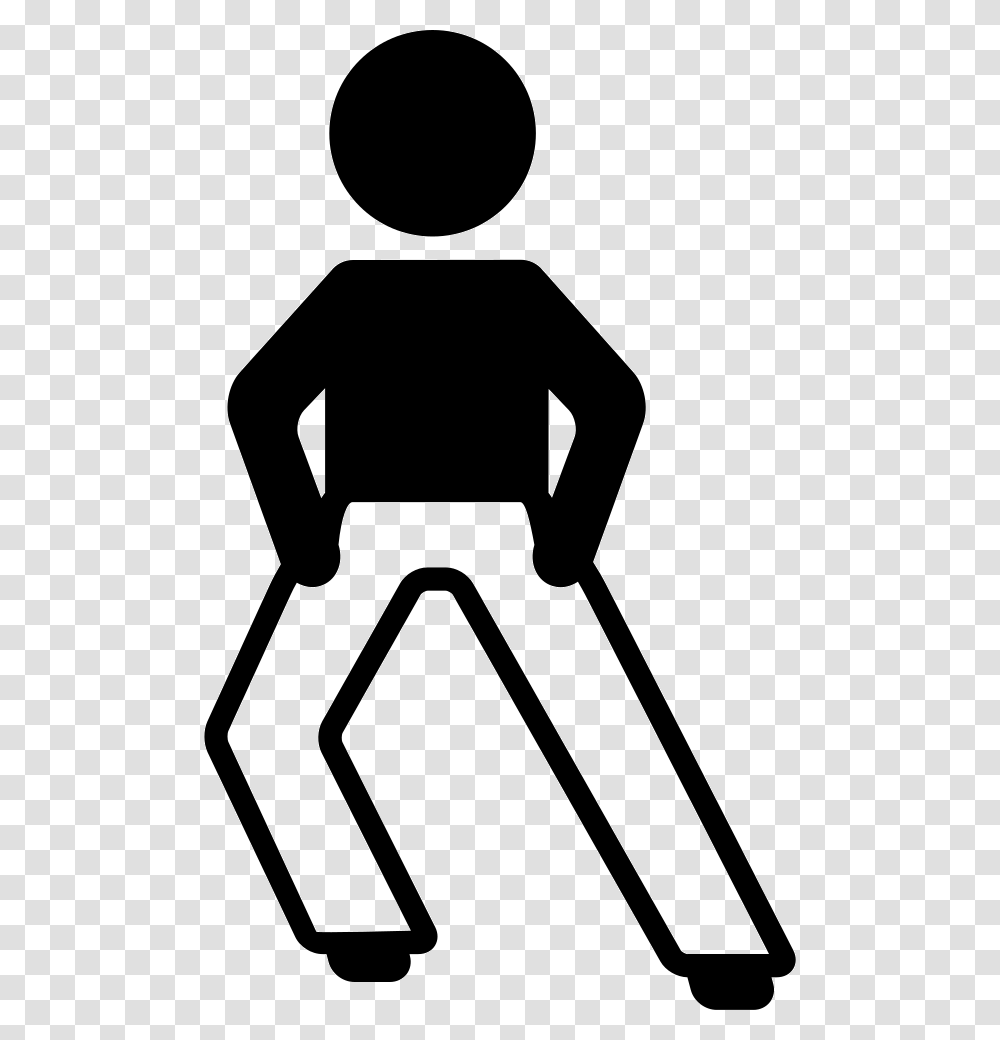 Boy Stretching Legs, Label, Stencil, Silhouette Transparent Png