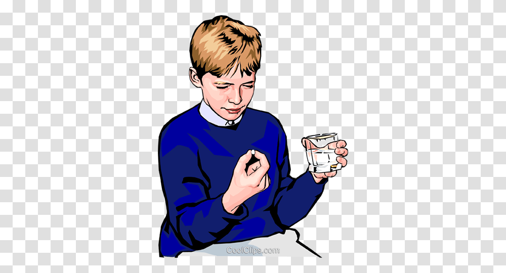 Boy Taking Pill, Person, Human, Tin, Can Transparent Png