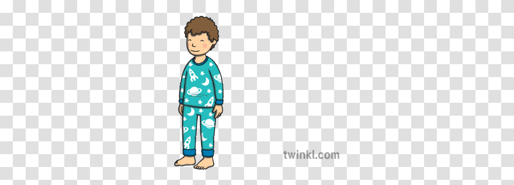 Boy Wearing Pyjamas People Eyfs Cartoon Boy In Pyjamas, Clothing, Apparel, Person, Human Transparent Png