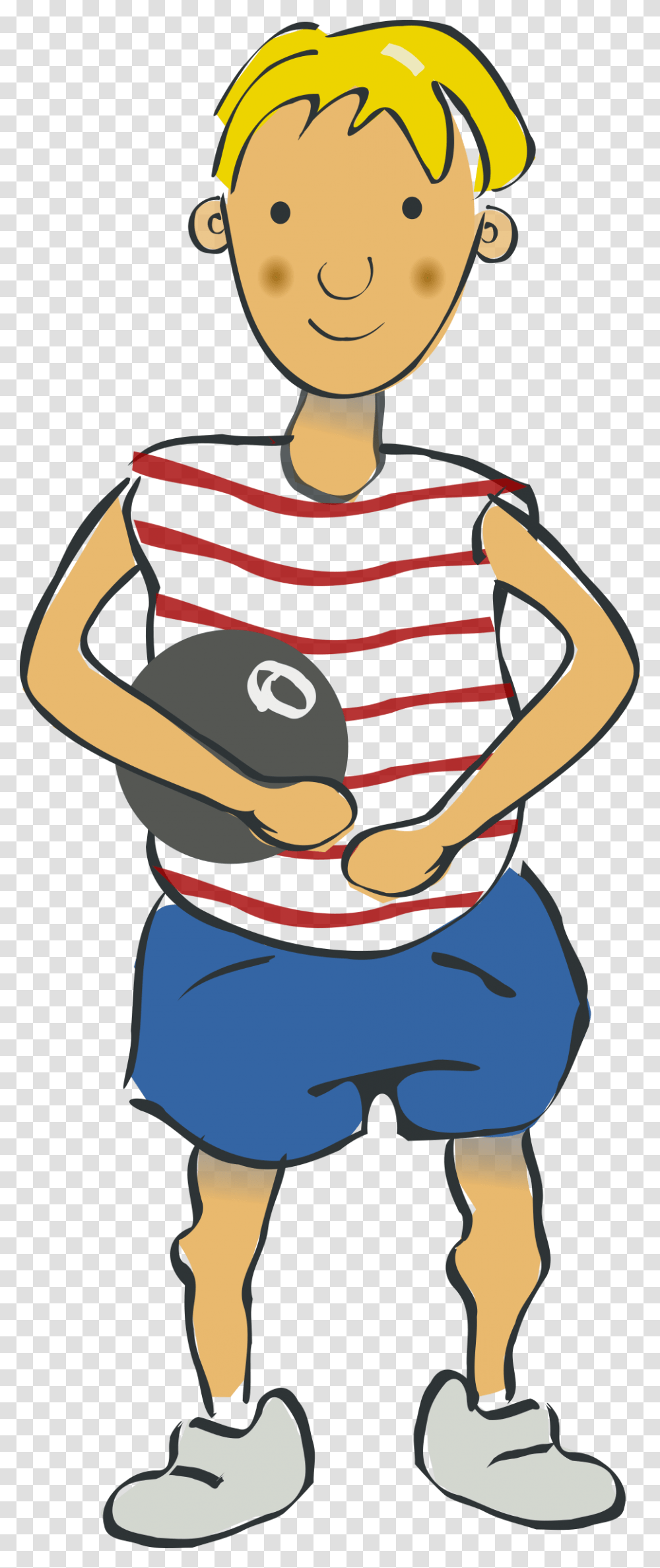 Boy With A Ballon Clip Arts Dessin Petit Blond, Sleeve, Person, People Transparent Png