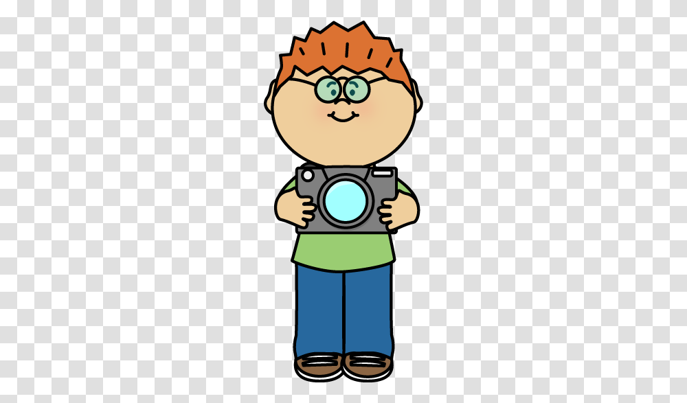 Boy With A Camera Clip Art, Poster, Advertisement, Photography, Electronics Transparent Png