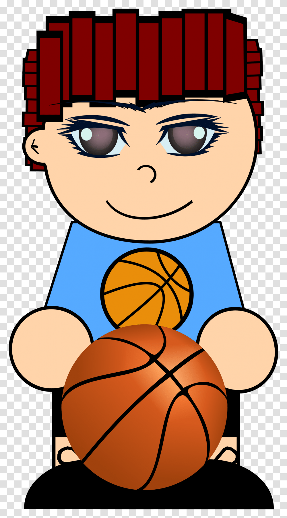 Boy With Basketball Basketball And Soccer, Sphere, Outdoors, Team Sport, Sports Transparent Png