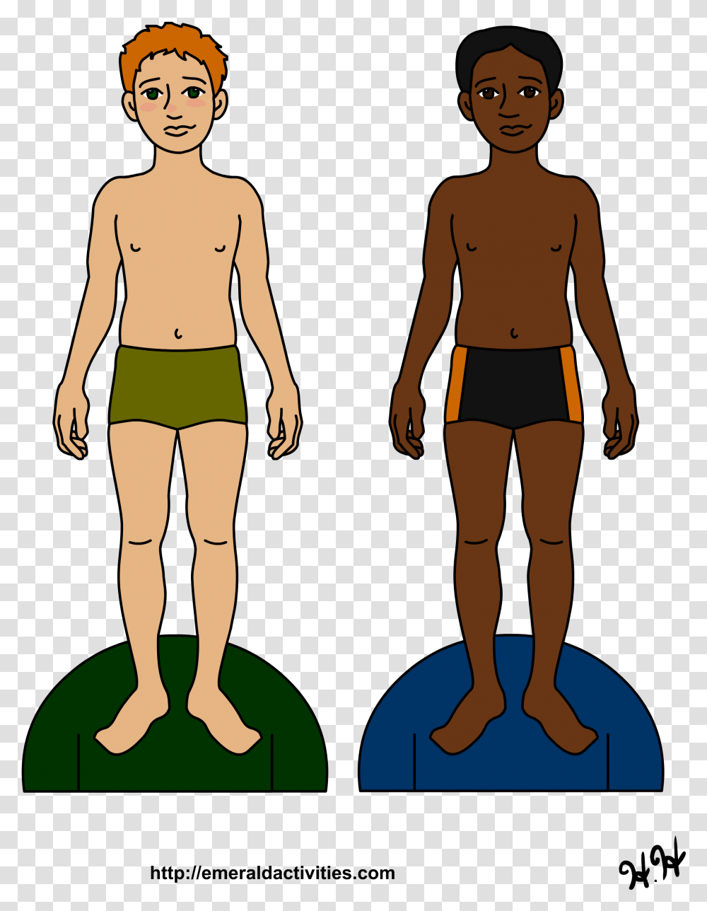 Boy With Dollr Clipart Collection Paper Doll Images Boy, Shorts, Apparel, Person Transparent Png