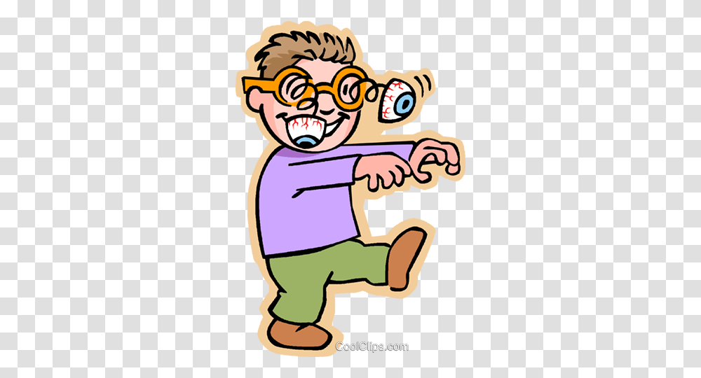 Boy With Joke Eye Ball Glasses Royalty Free Vector Clip Art, Poster, Advertisement, Super Mario, Outdoors Transparent Png