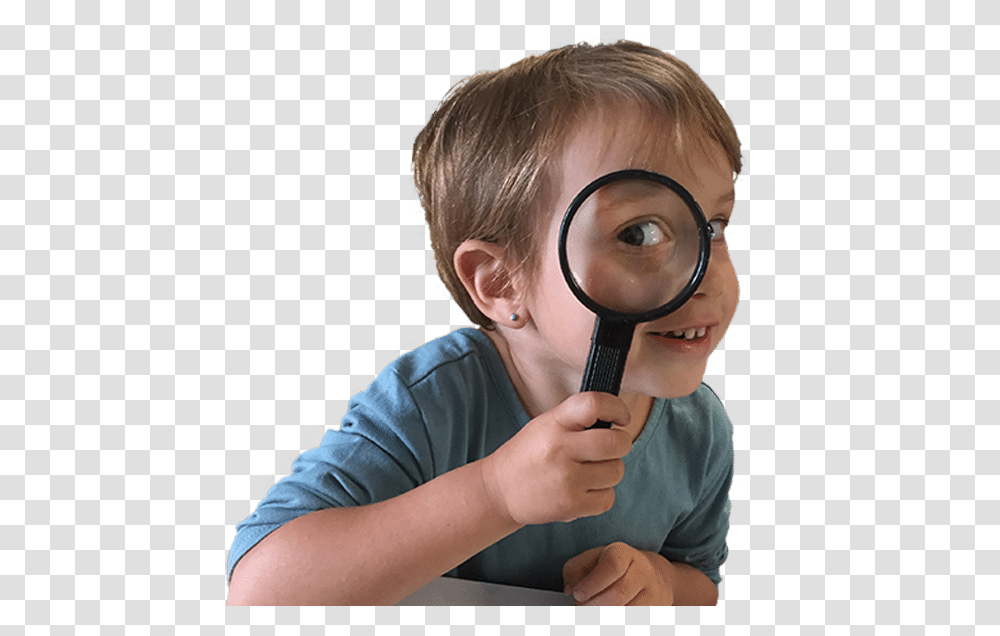 Boy With Magnifying Glass, Person, Human, Sunglasses, Accessories Transparent Png