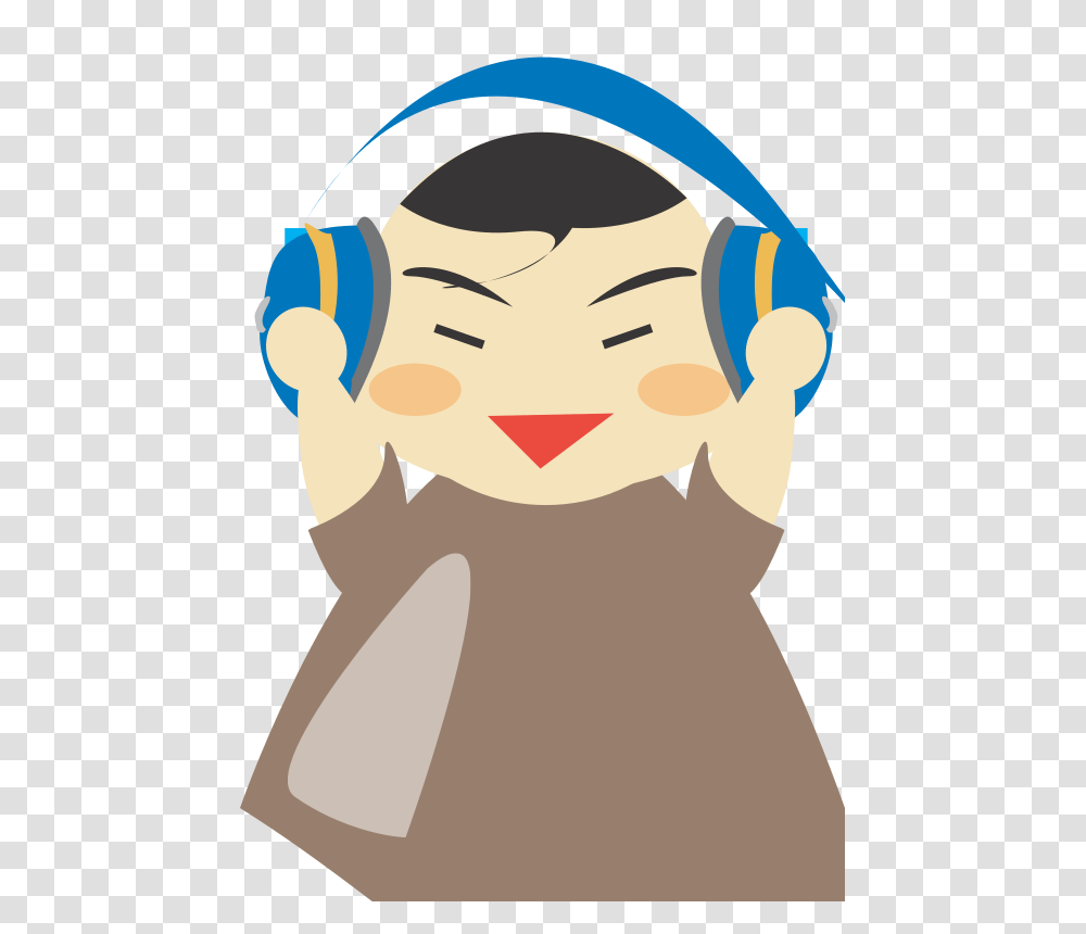 Boy With, Music, Electronics, Headphones, Headset Transparent Png