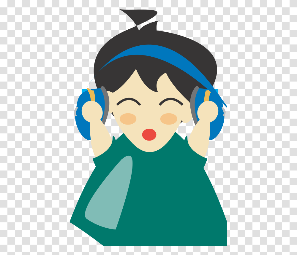 Boy With, Music, Face, Electronics Transparent Png