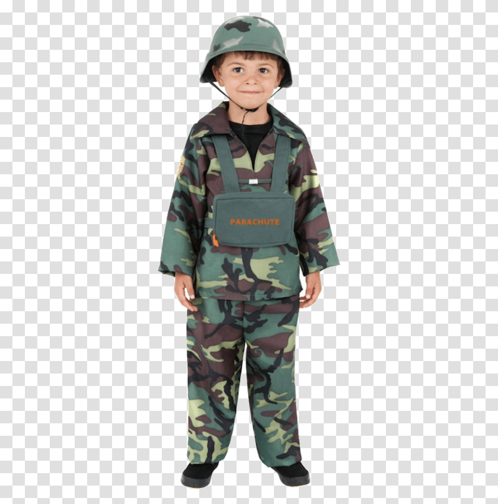 Boys Army World Book Day Ideas, Military Uniform, Person, Human, Helmet Transparent Png