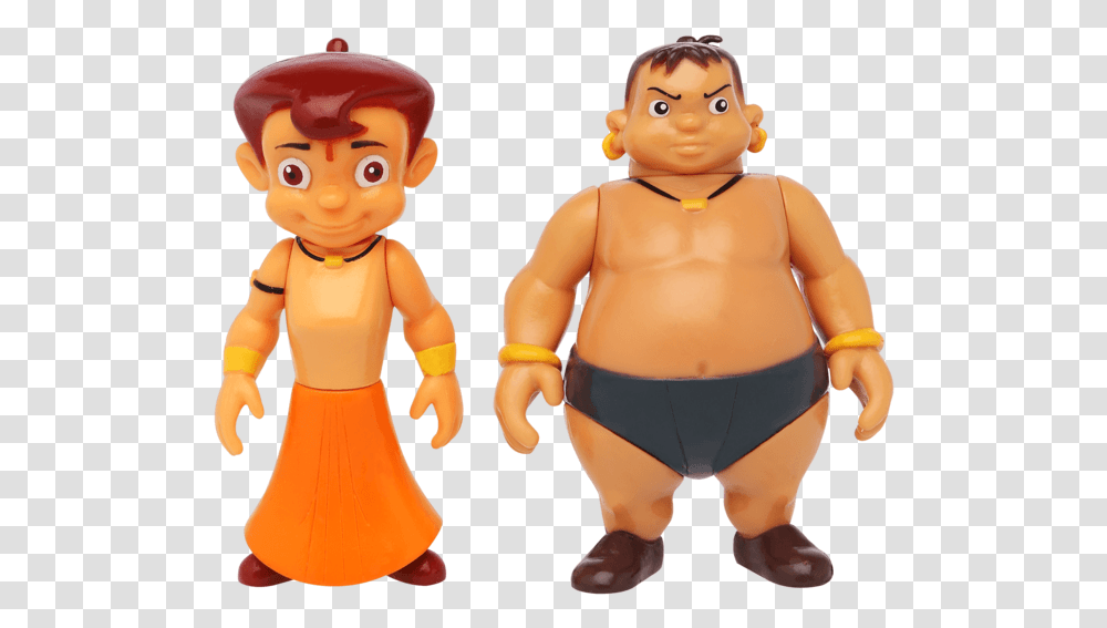Boys Chhota Bheem And Kalia Action Figure Chhota Bheem And Kalia, Person, Human, Toy, Doll Transparent Png