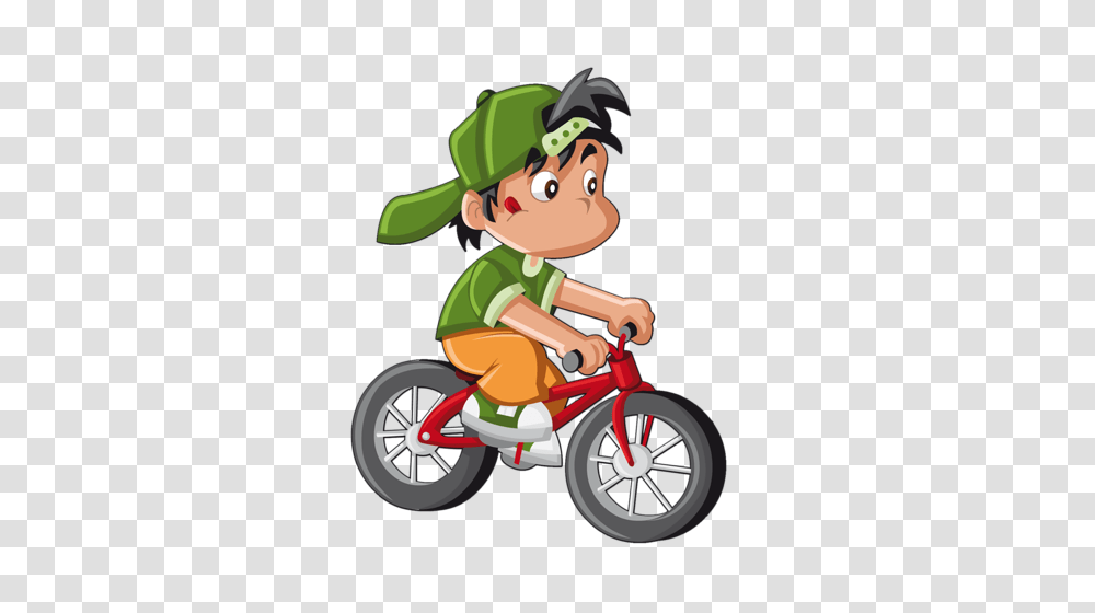 Boys Clipart Cartoon Kids, Motorcycle, Vehicle, Transportation, Tricycle Transparent Png