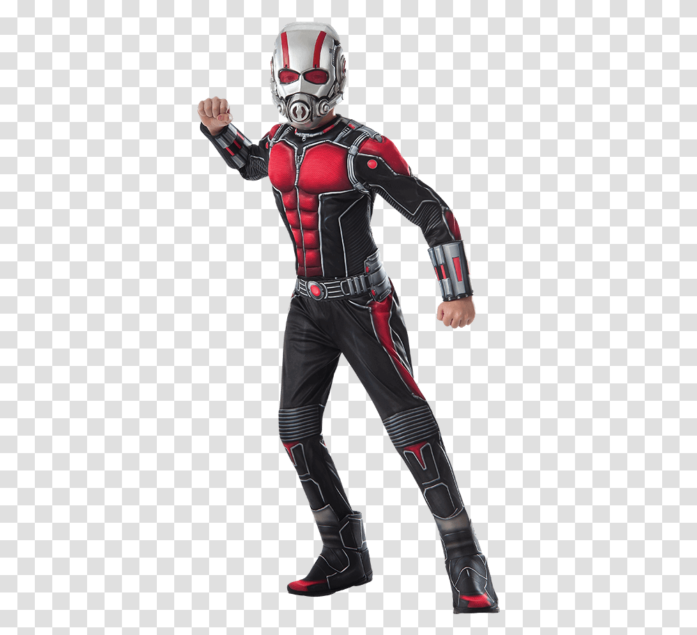 Boys Deluxe Ant Man Costume Ant Man Kids, Person, Human, Helmet Transparent Png