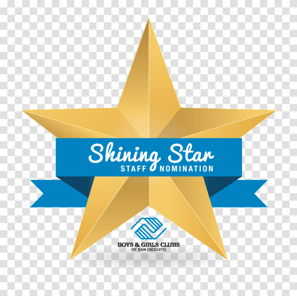 Boys Girls Clubs Of San Dieguito Our Shining Star Staff Nomination, Star Symbol, Outdoors, Lighting Transparent Png