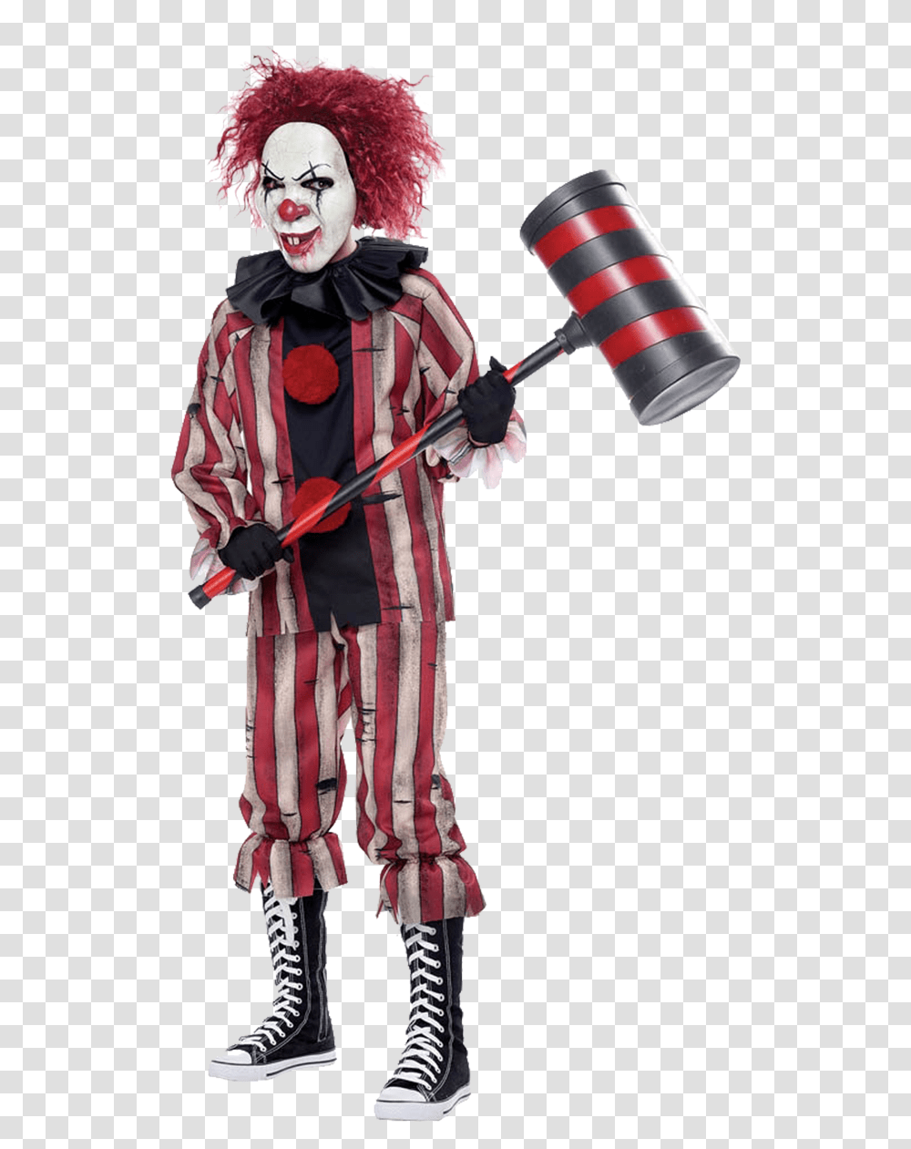 Boys Nightmare Clown Halloween Costume Scary Clown Costumes, Person, Human, Performer, Juggling Transparent Png