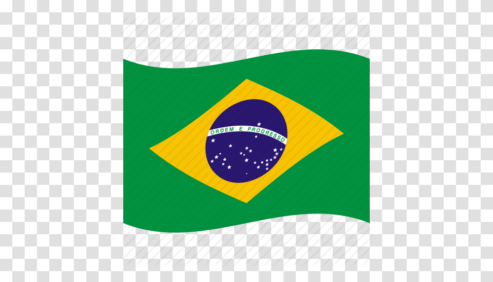 Br Brazil Brazilian Flag Federal Green Republic Waving Flag Icon, Outdoors, Label Transparent Png