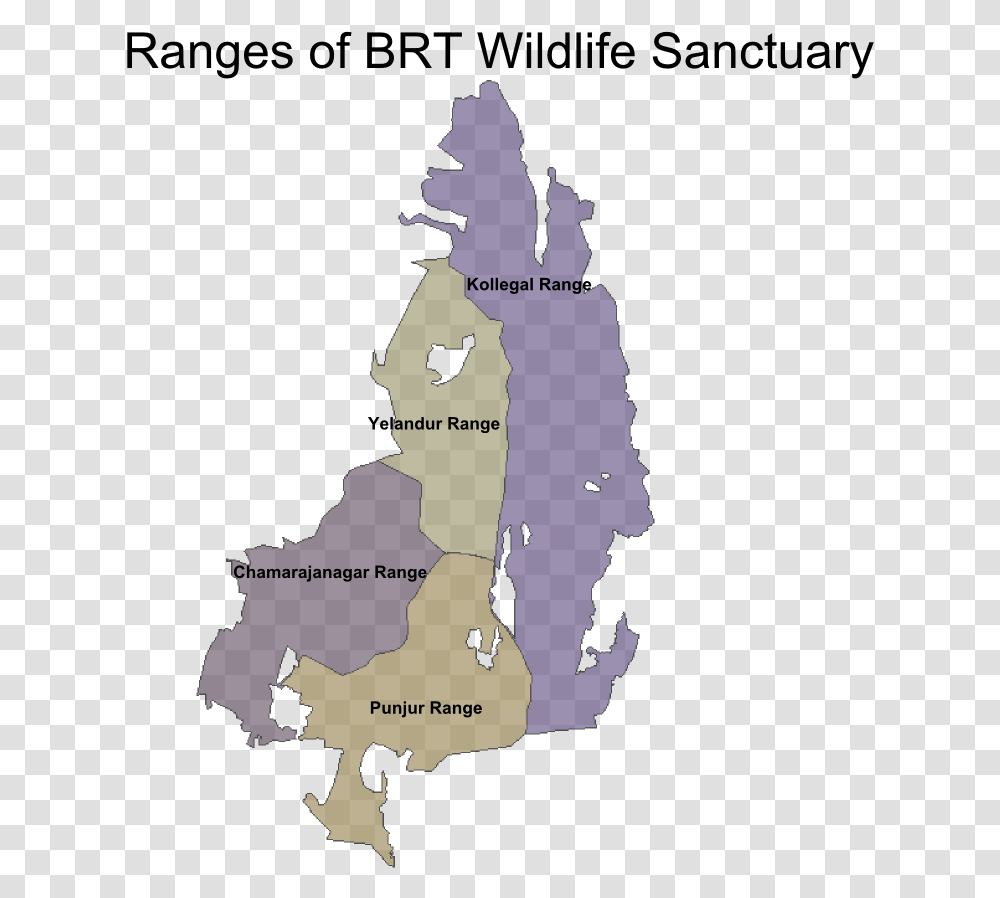 Br Hills Ranges Br Hills Wildlife Sanctuary, Plot, Map, Diagram, Atlas Transparent Png