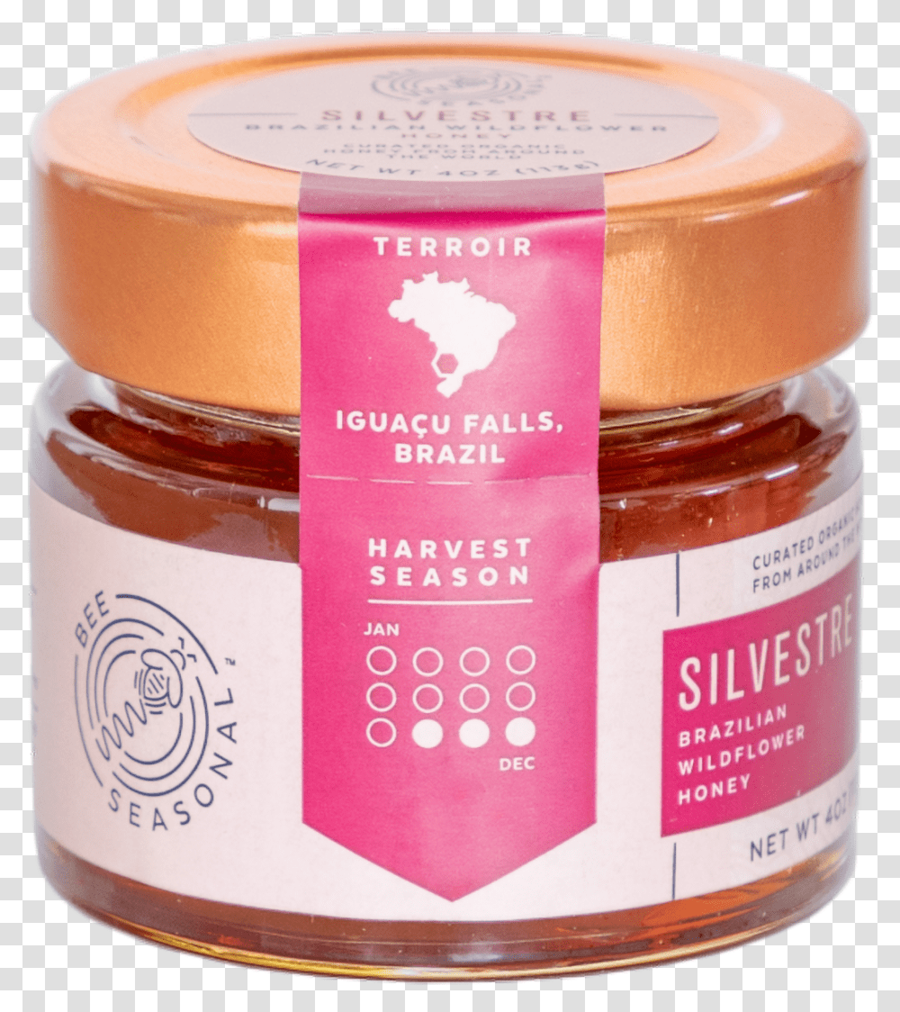 Bracatinga Honey, Label, Food, Jar, Plant Transparent Png