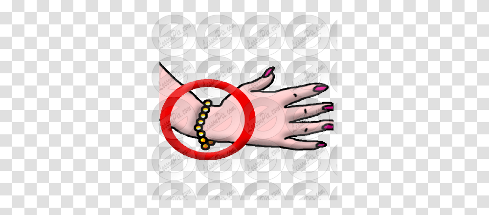 Bracelet Picture For Classroom Therapy Use, Hand, Hook, Claw, Finger Transparent Png